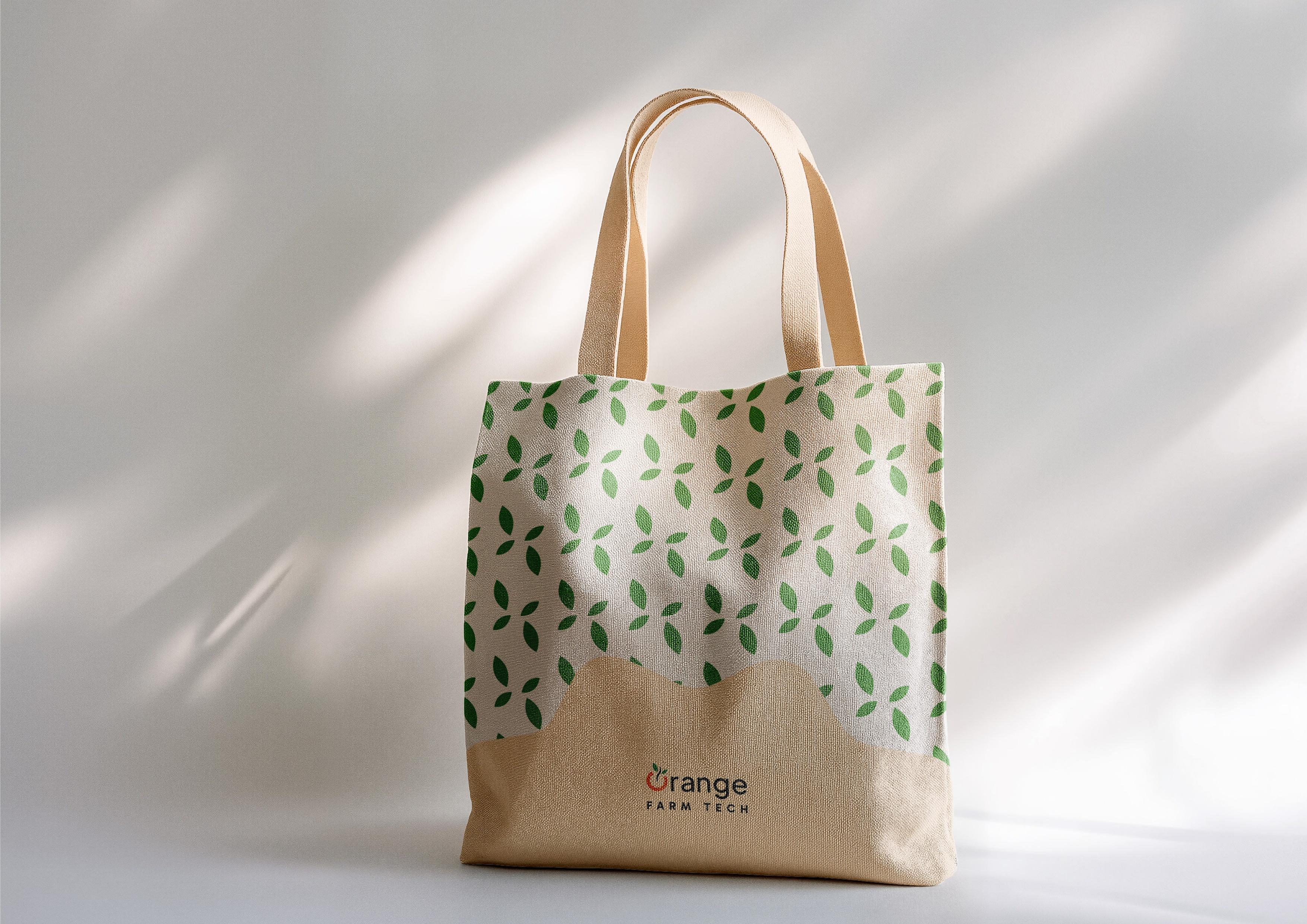 Branded tote bag