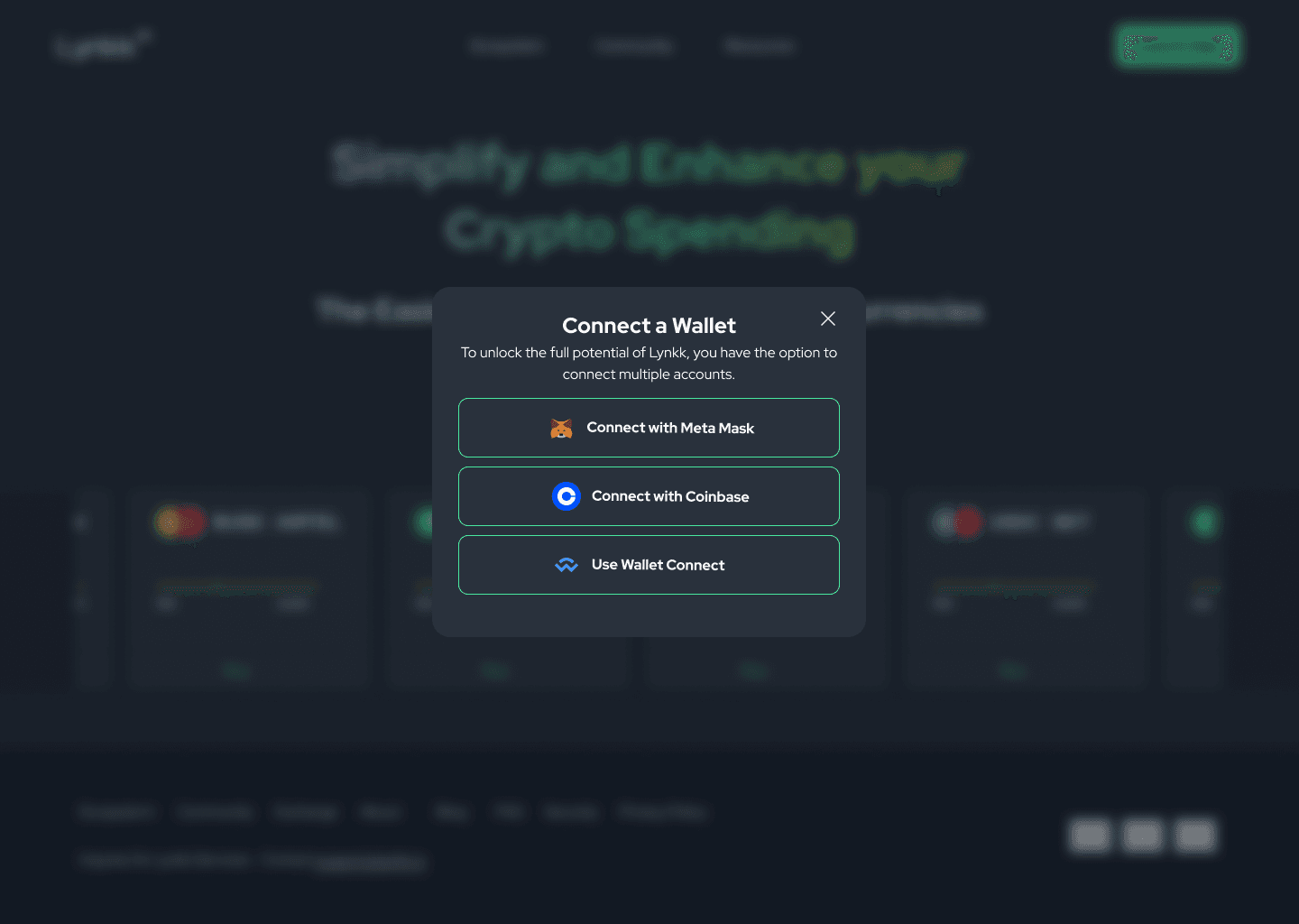Connect a wallet onboarding