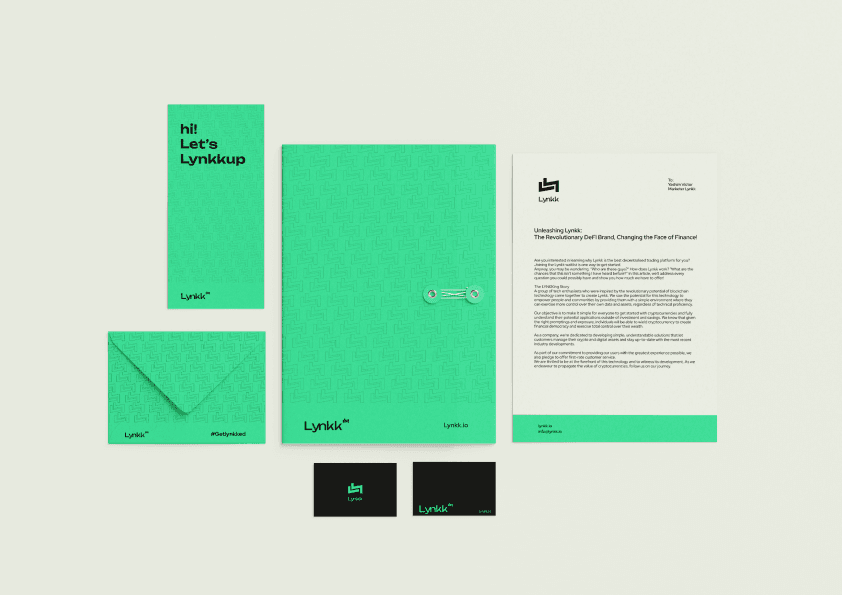 Brand stationery and identity system